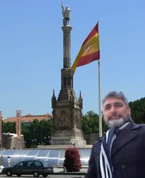 Plaza de Colon Juan jose Cortes, Rivera, Casado, Abascal.jpg