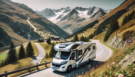 DALL·E 2024-09-17 23.22.10 - A motorhome parked in the scenic mountain area of Piau-Engaly, Fr...jpg