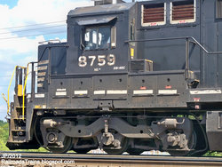 NS 8759 D8-40C Locomotive Train Engine Cab Norfolk Southern Railroad Macon Georgia Brosnan Rail .JPG